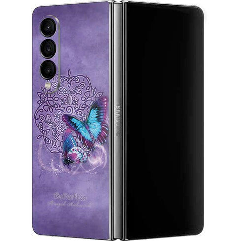 Brigid Ashwood Butterfly Celtic Knot Galaxy Z Fold4 5G Skin